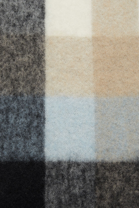 (image for) High-Tech Mohair checked scarf